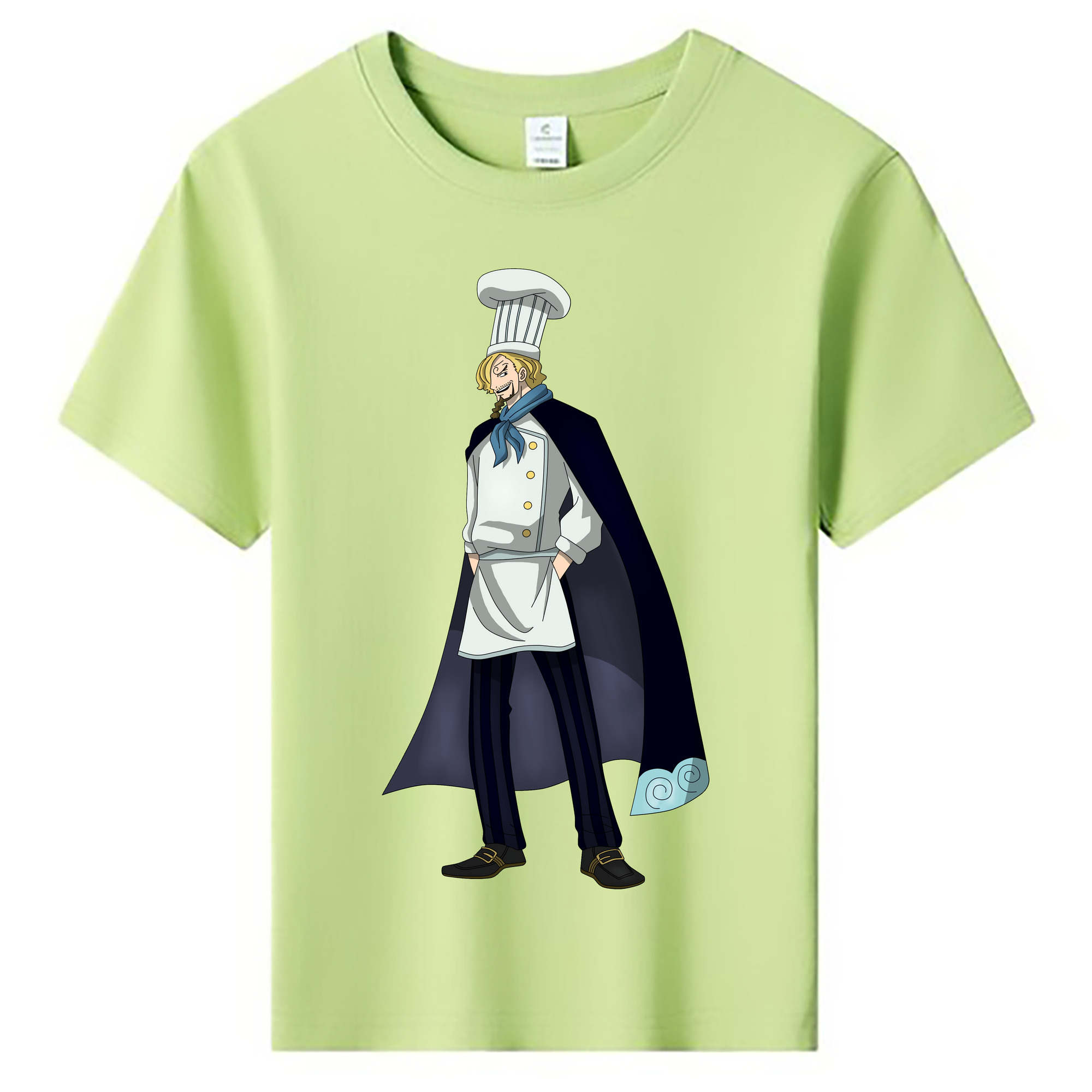 （画像用） ワンピース サンジ ONE PIECE Sanji 綿100％キッズTシャツ（フロントプリント）
